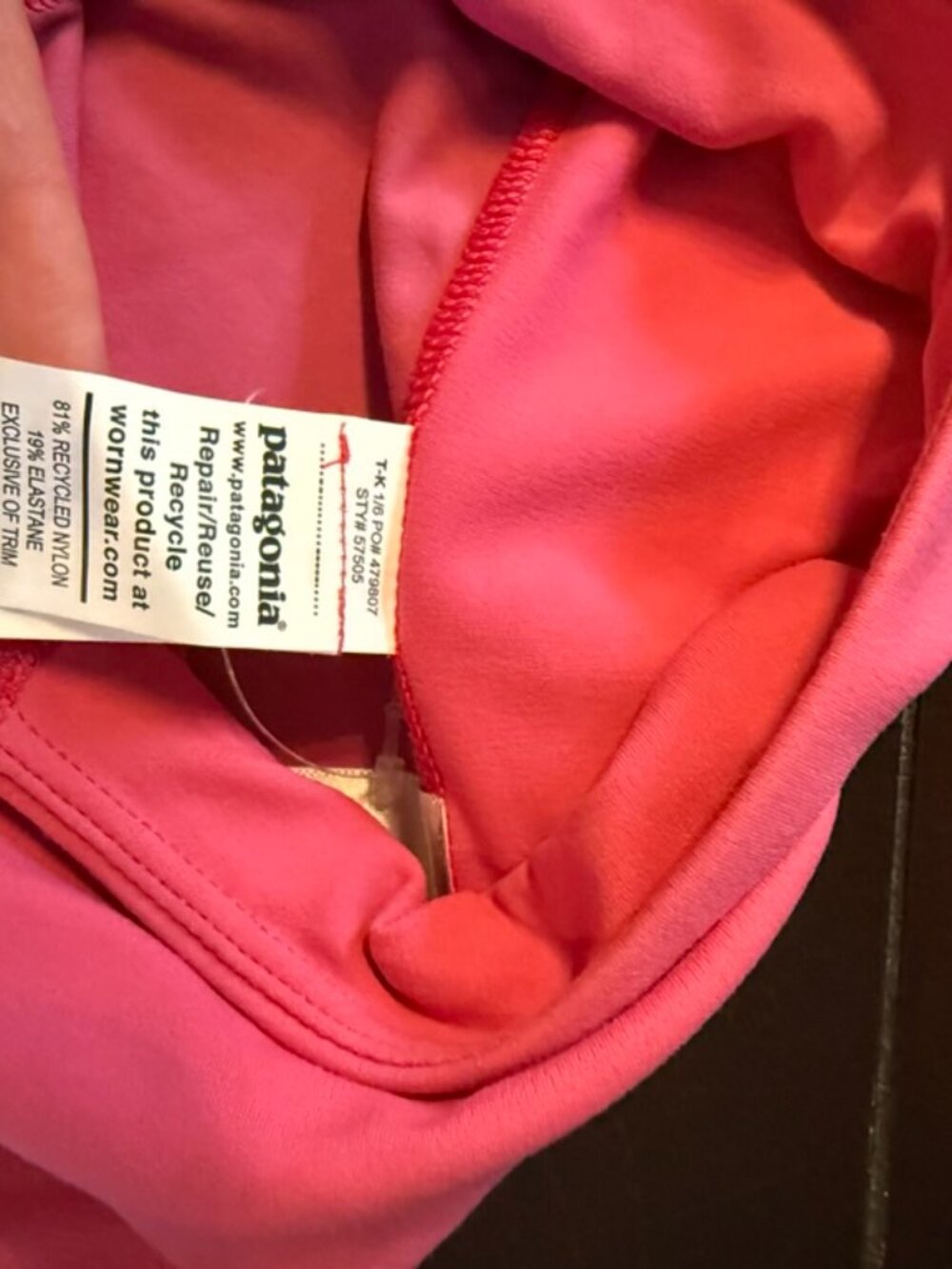 Patagonia Pink Biker Shorts - Picture 2 of 4